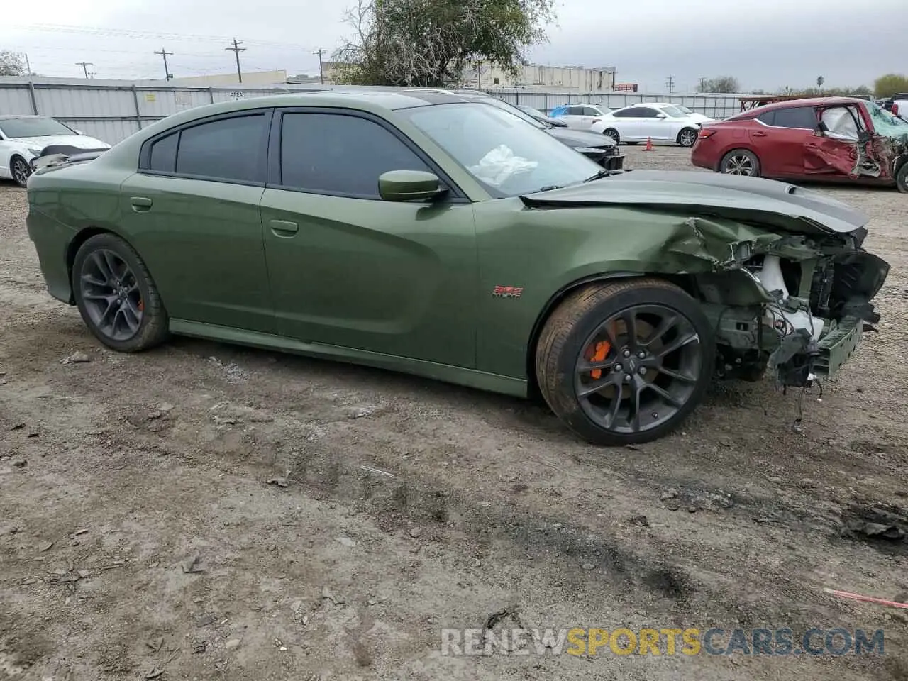 4 Photograph of a damaged car 2C3CDXGJ7MH503684 DODGE CHARGER 2021