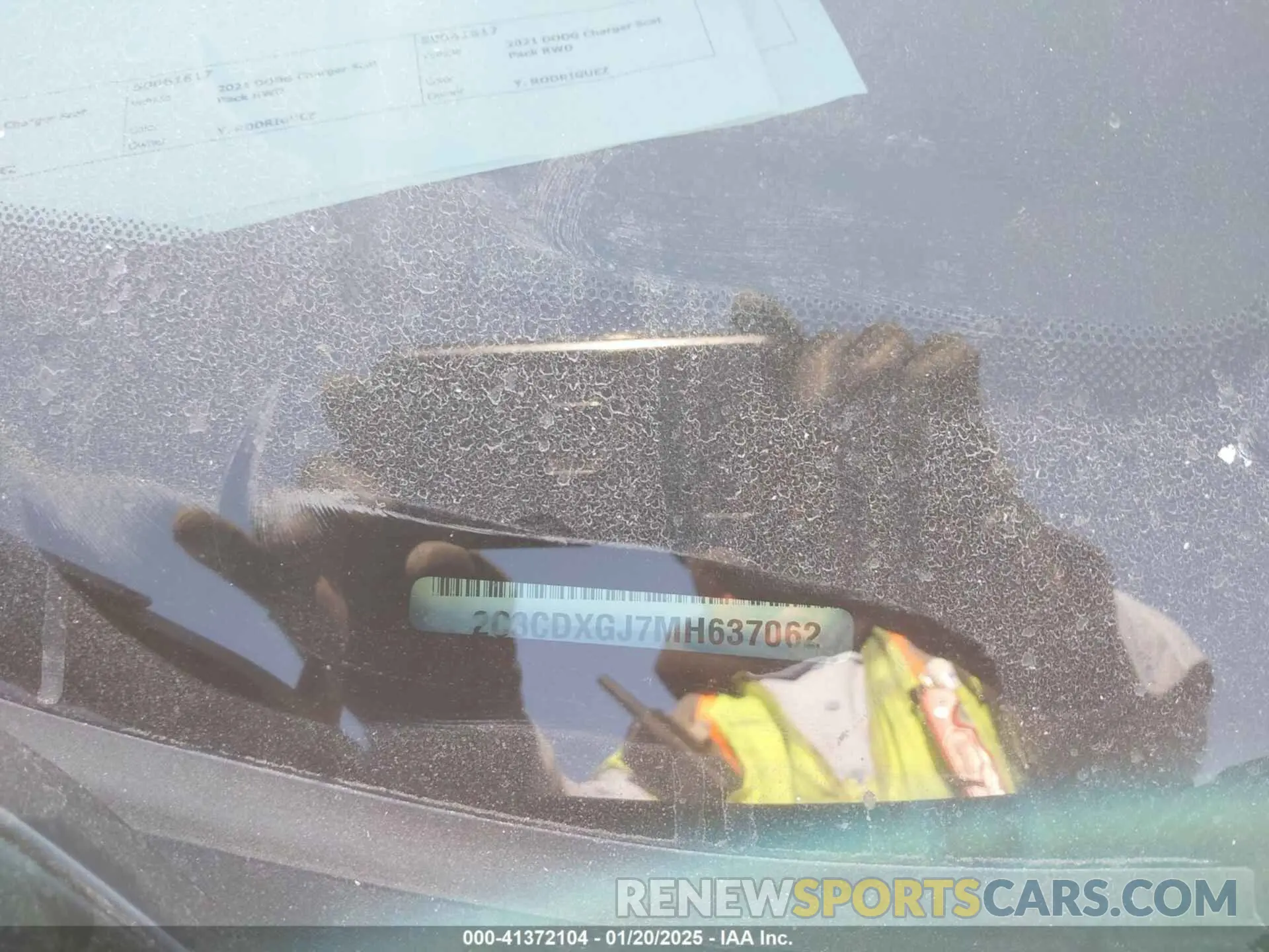 9 Photograph of a damaged car 2C3CDXGJ7MH637062 DODGE CHARGER 2021
