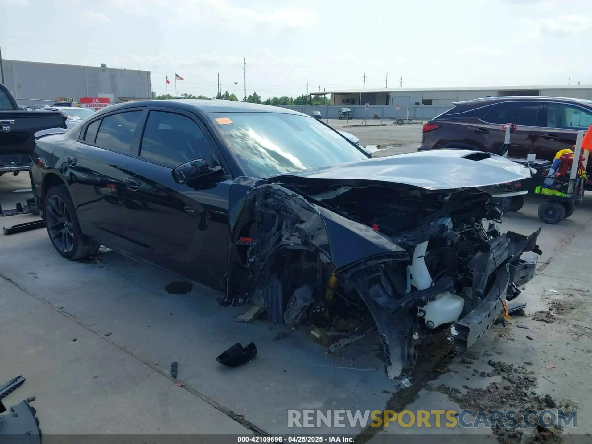 1 Photograph of a damaged car 2C3CDXGJ7MH679151 DODGE CHARGER 2021