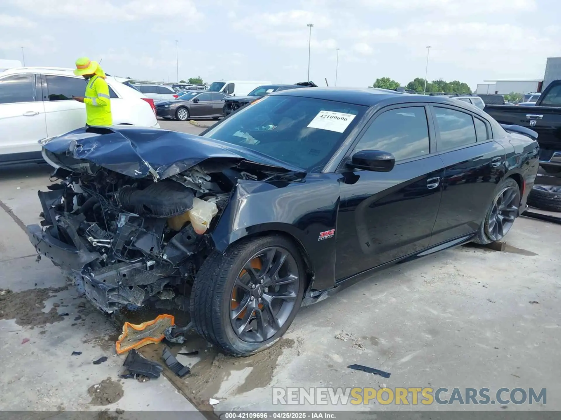2 Photograph of a damaged car 2C3CDXGJ7MH679151 DODGE CHARGER 2021