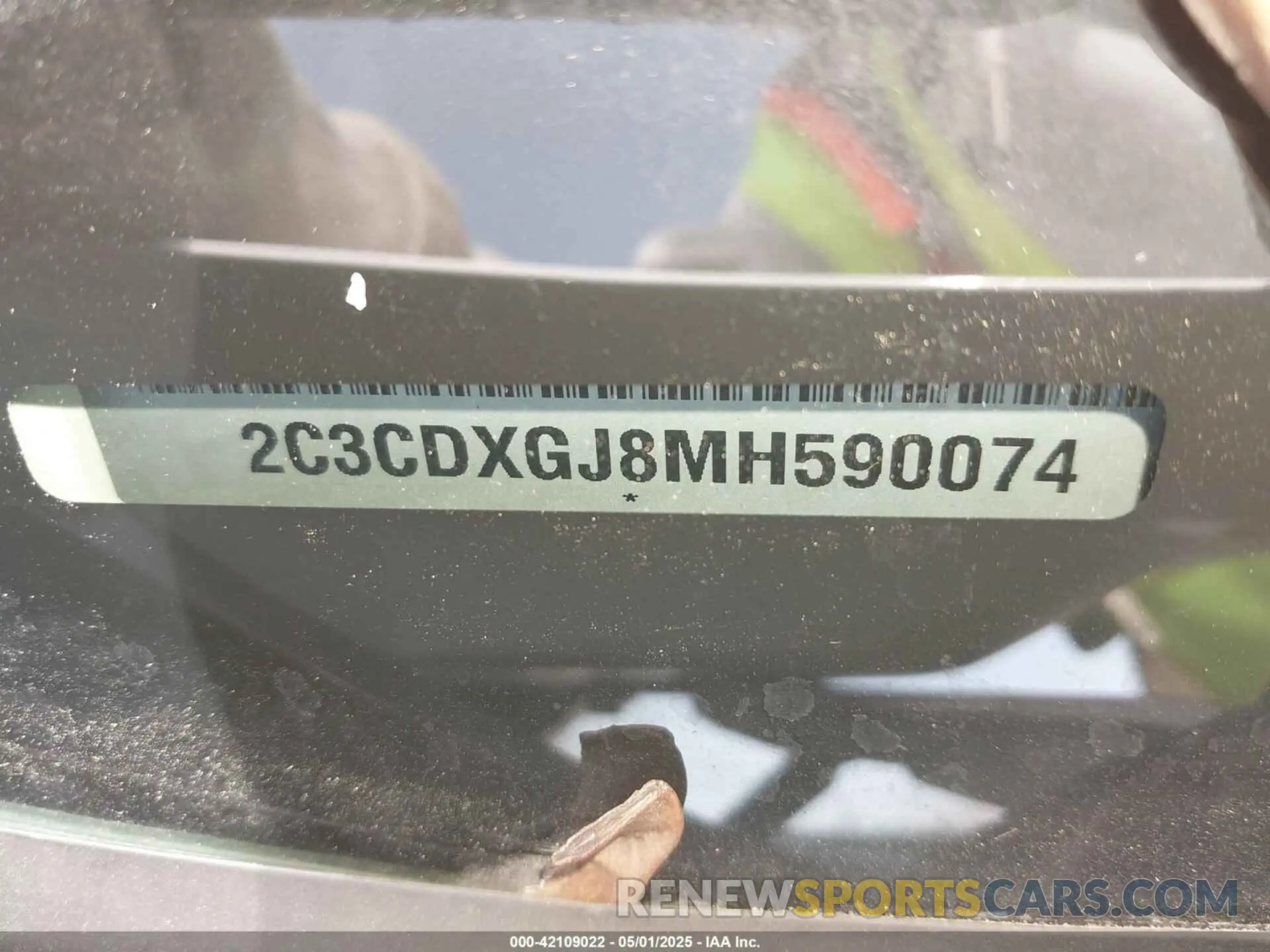 16 Photograph of a damaged car 2C3CDXGJ8MH590074 DODGE CHARGER 2021