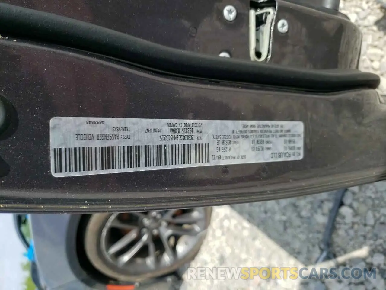 12 Photograph of a damaged car 2C3CDXGJ9MH511320 DODGE CHARGER 2021