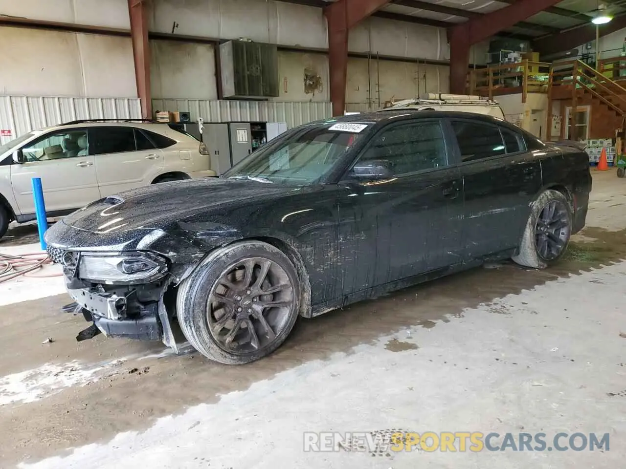 1 Photograph of a damaged car 2C3CDXGJ9MH515531 DODGE CHARGER 2021