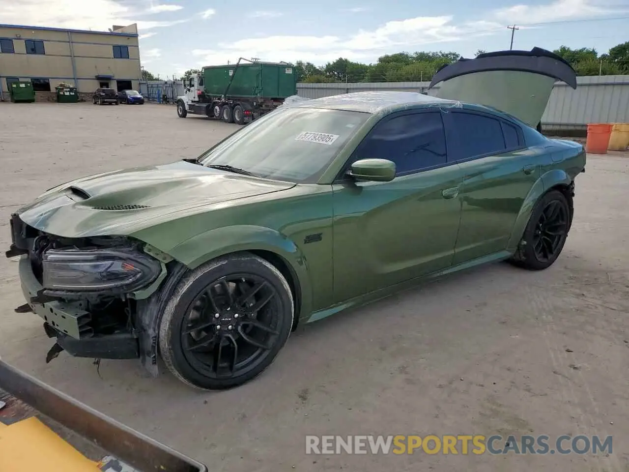 1 Photograph of a damaged car 2C3CDXGJ9MH518879 DODGE CHARGER 2021