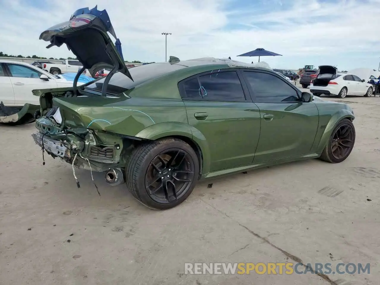 3 Photograph of a damaged car 2C3CDXGJ9MH518879 DODGE CHARGER 2021