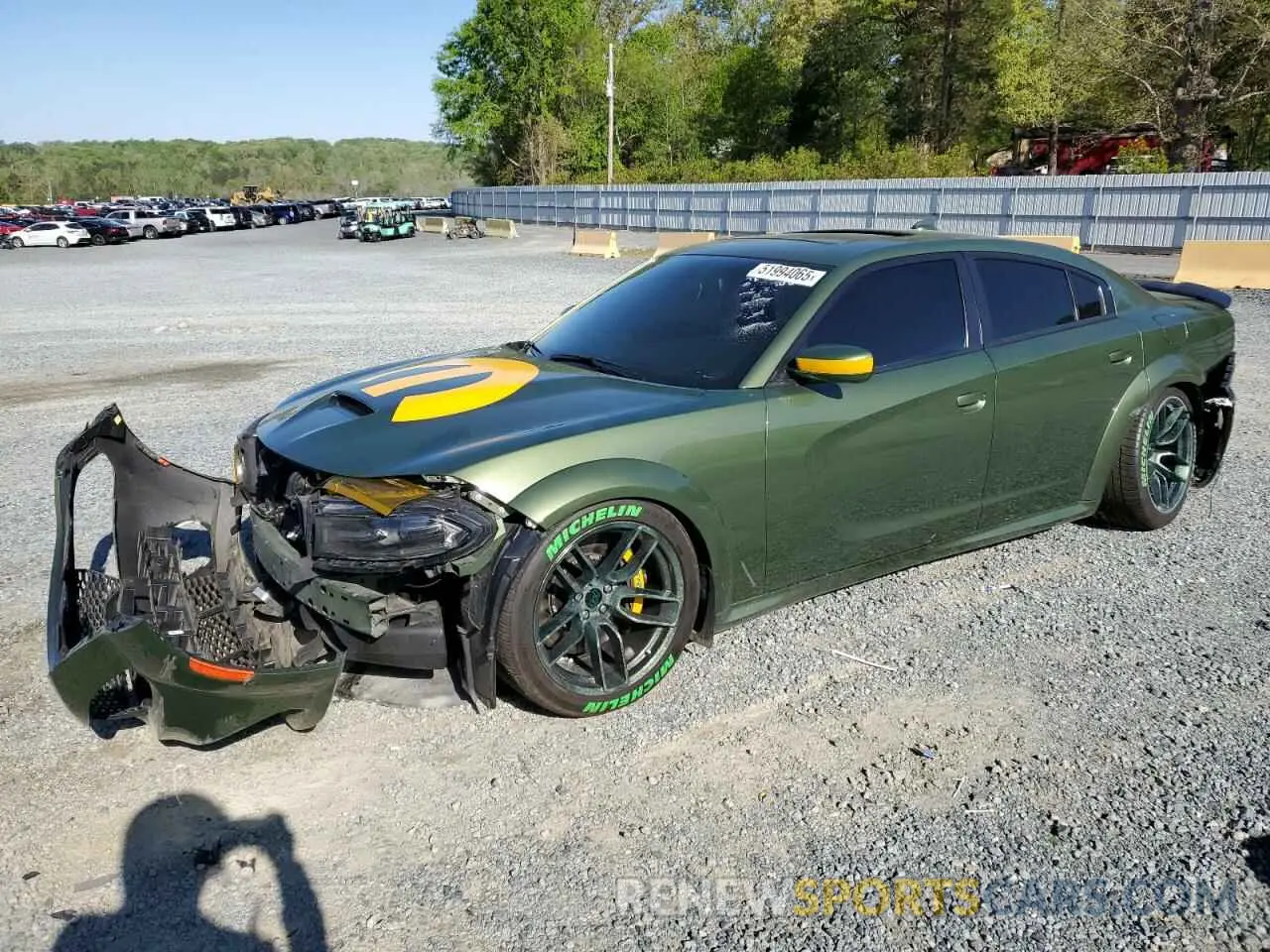 1 Photograph of a damaged car 2C3CDXGJ9MH550621 DODGE CHARGER 2021