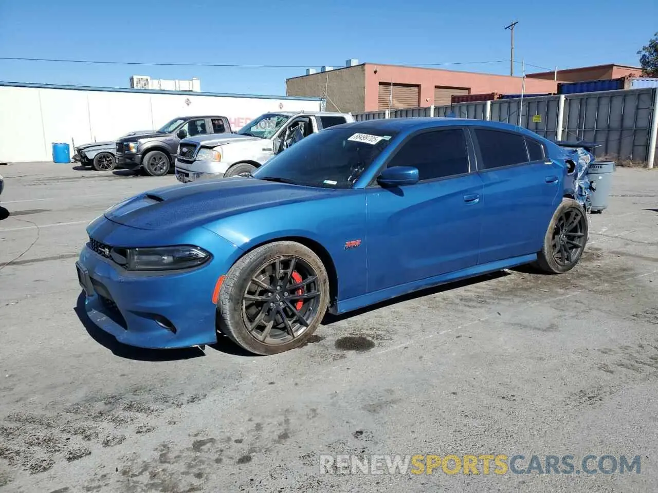 1 Photograph of a damaged car 2C3CDXGJ9MH578256 DODGE CHARGER 2021