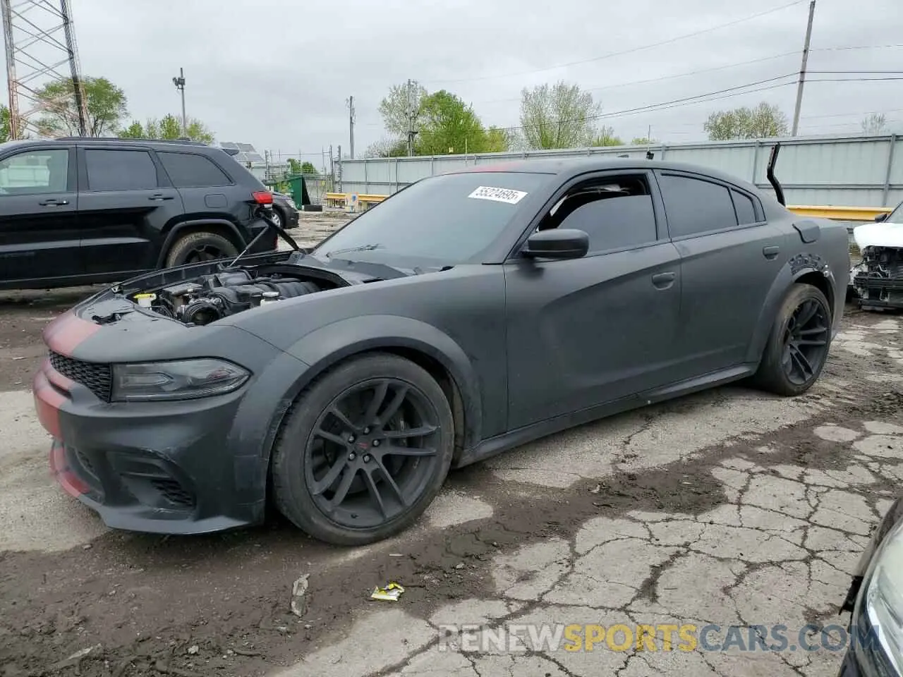 1 Photograph of a damaged car 2C3CDXGJXMH503873 DODGE CHARGER 2021