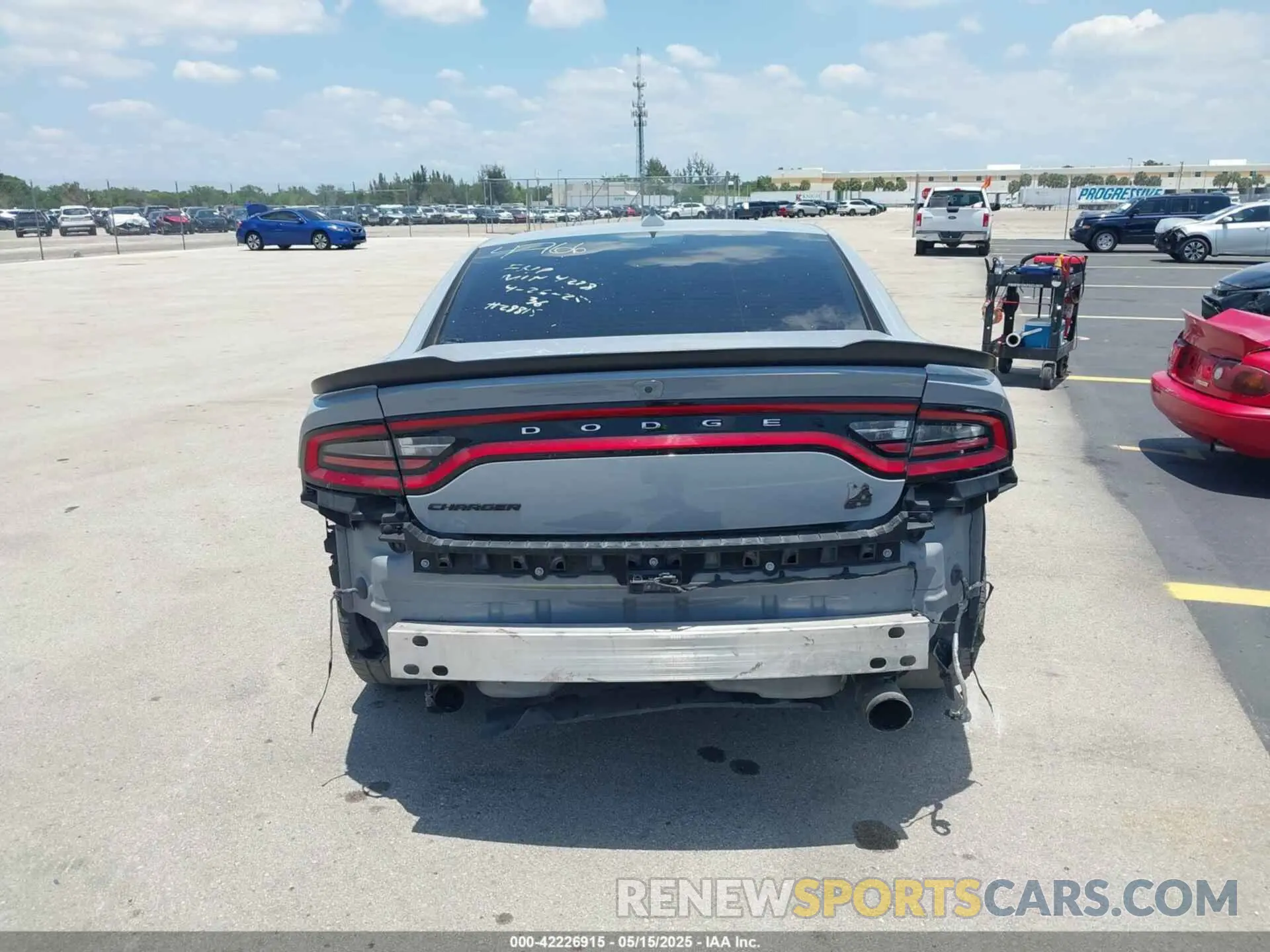 16 Photograph of a damaged car 2C3CDXGJXMH544228 DODGE CHARGER 2021
