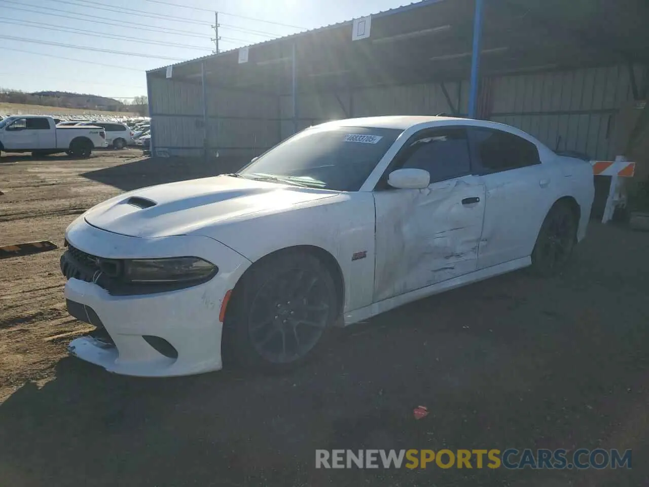 1 Photograph of a damaged car 2C3CDXGJXMH650548 DODGE CHARGER 2021