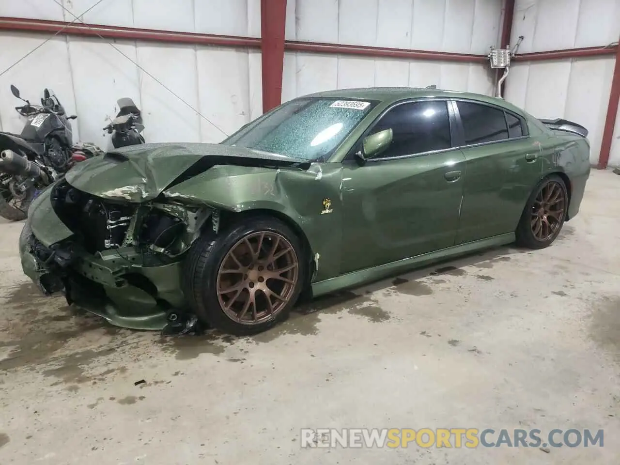 1 Photograph of a damaged car 2C3CDXGJXMH675174 DODGE CHARGER 2021