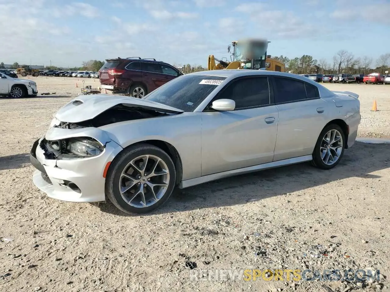 1 Photograph of a damaged car 2C3CDXHG0MH561560 DODGE CHARGER 2021