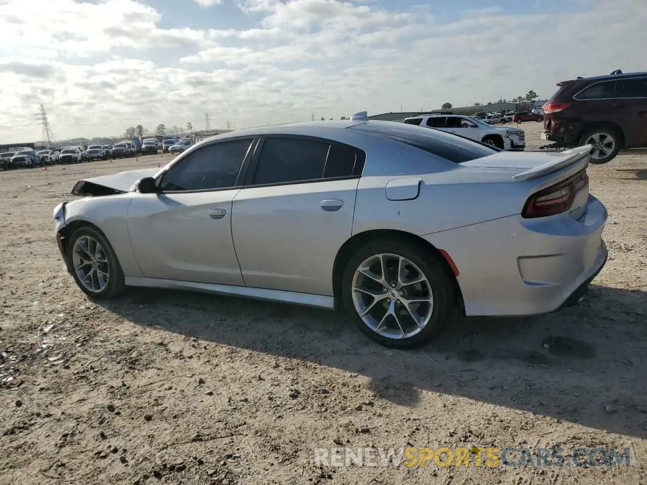 2 Photograph of a damaged car 2C3CDXHG0MH561560 DODGE CHARGER 2021