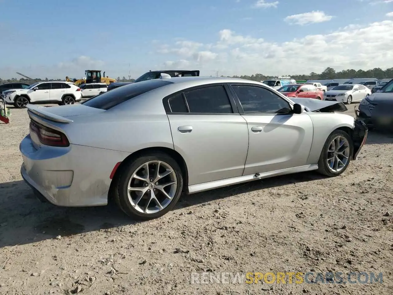 3 Photograph of a damaged car 2C3CDXHG0MH561560 DODGE CHARGER 2021