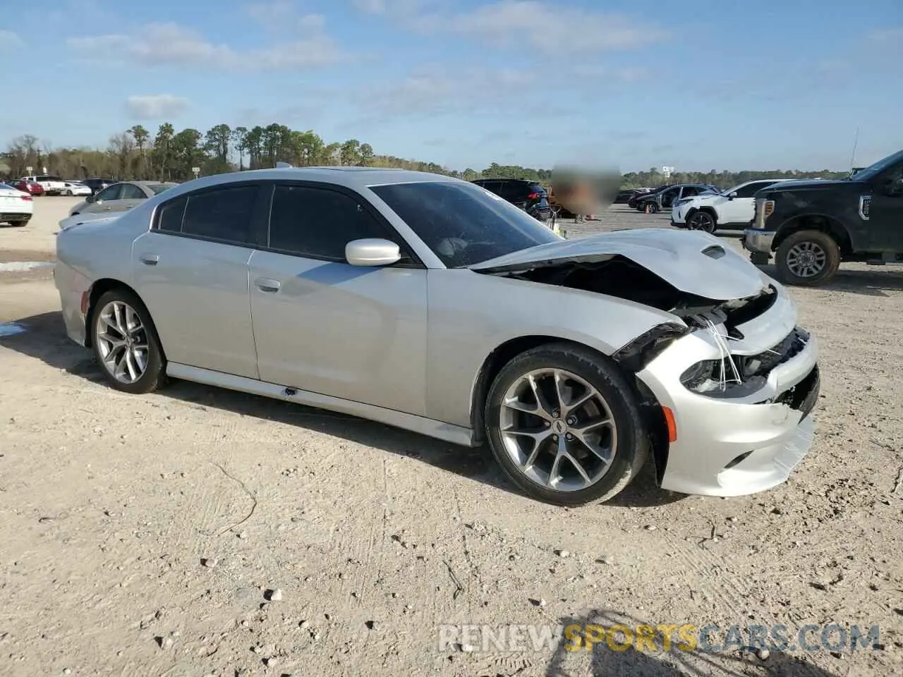 4 Photograph of a damaged car 2C3CDXHG0MH561560 DODGE CHARGER 2021