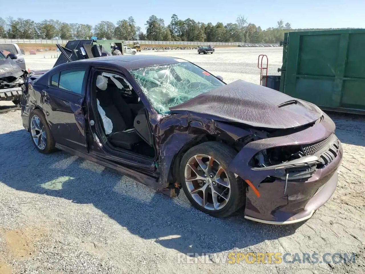 4 Photograph of a damaged car 2C3CDXHG0MH640145 DODGE CHARGER 2021