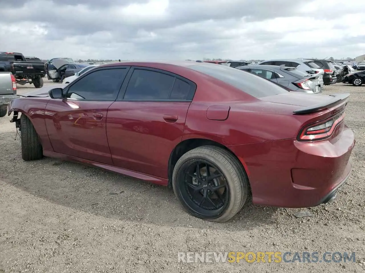 2 Photograph of a damaged car 2C3CDXHG1MH561647 DODGE CHARGER 2021