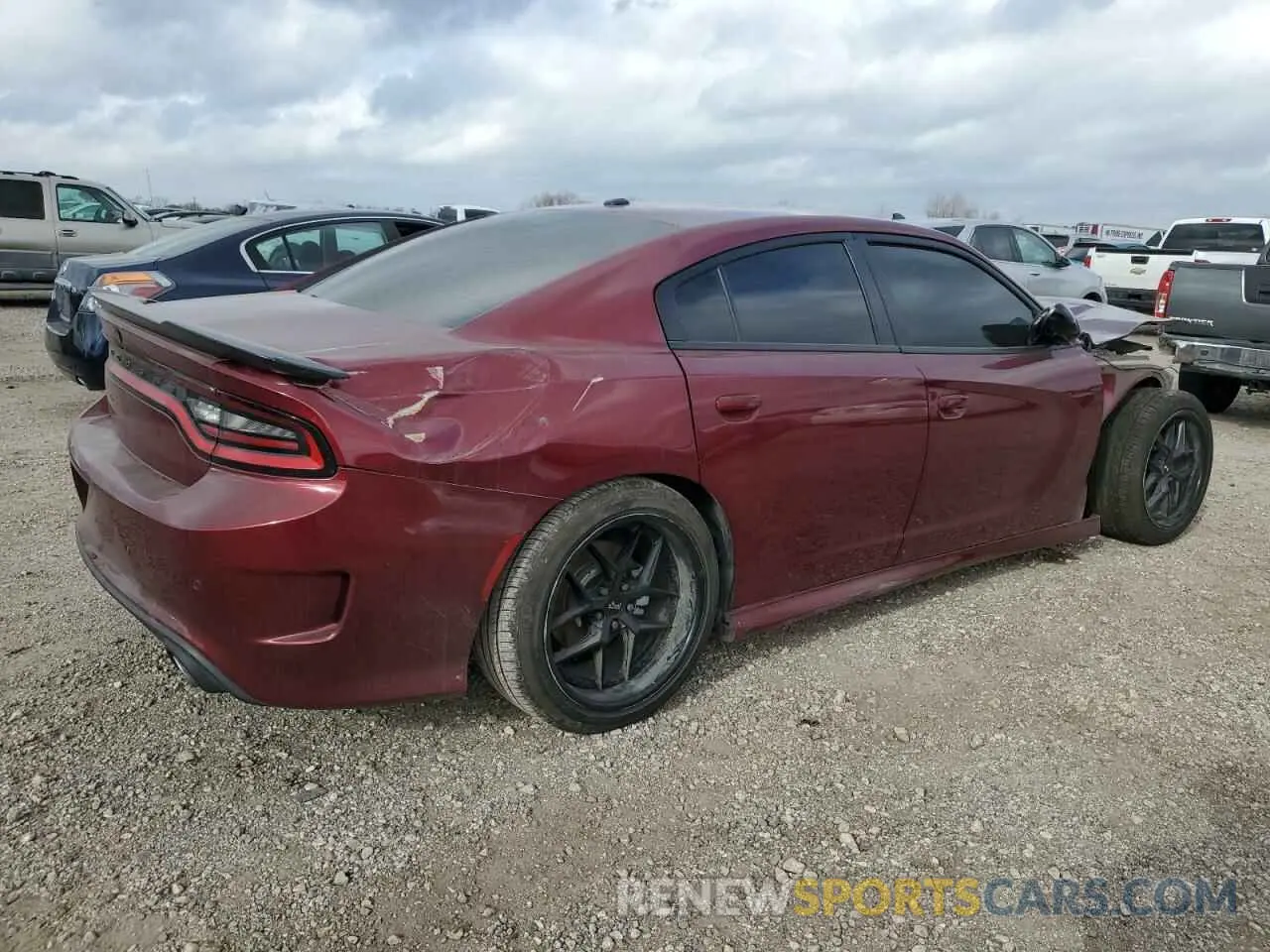3 Photograph of a damaged car 2C3CDXHG1MH561647 DODGE CHARGER 2021
