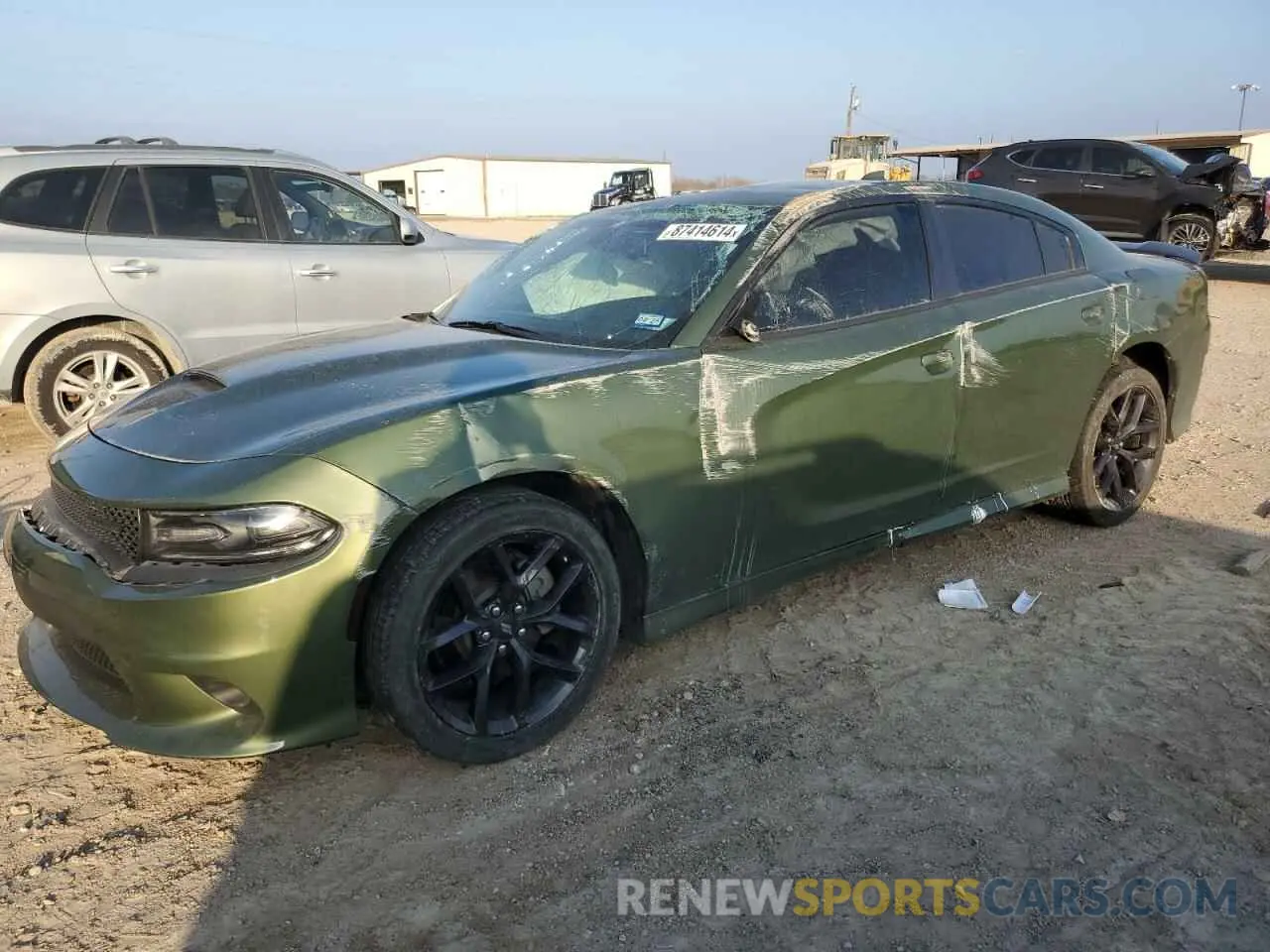 1 Photograph of a damaged car 2C3CDXHG1MH575340 DODGE CHARGER 2021