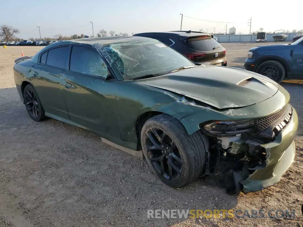 4 Photograph of a damaged car 2C3CDXHG1MH575340 DODGE CHARGER 2021