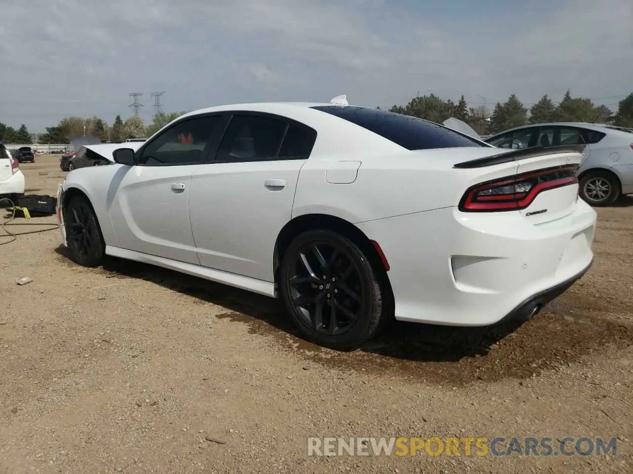2 Photograph of a damaged car 2C3CDXHG1MH601029 DODGE CHARGER 2021