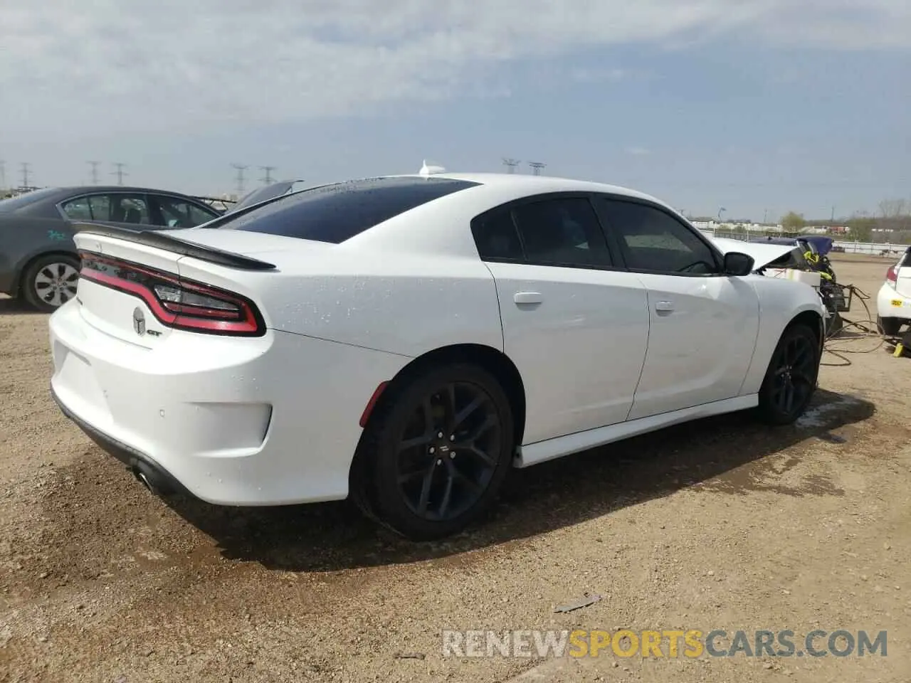 3 Photograph of a damaged car 2C3CDXHG1MH601029 DODGE CHARGER 2021