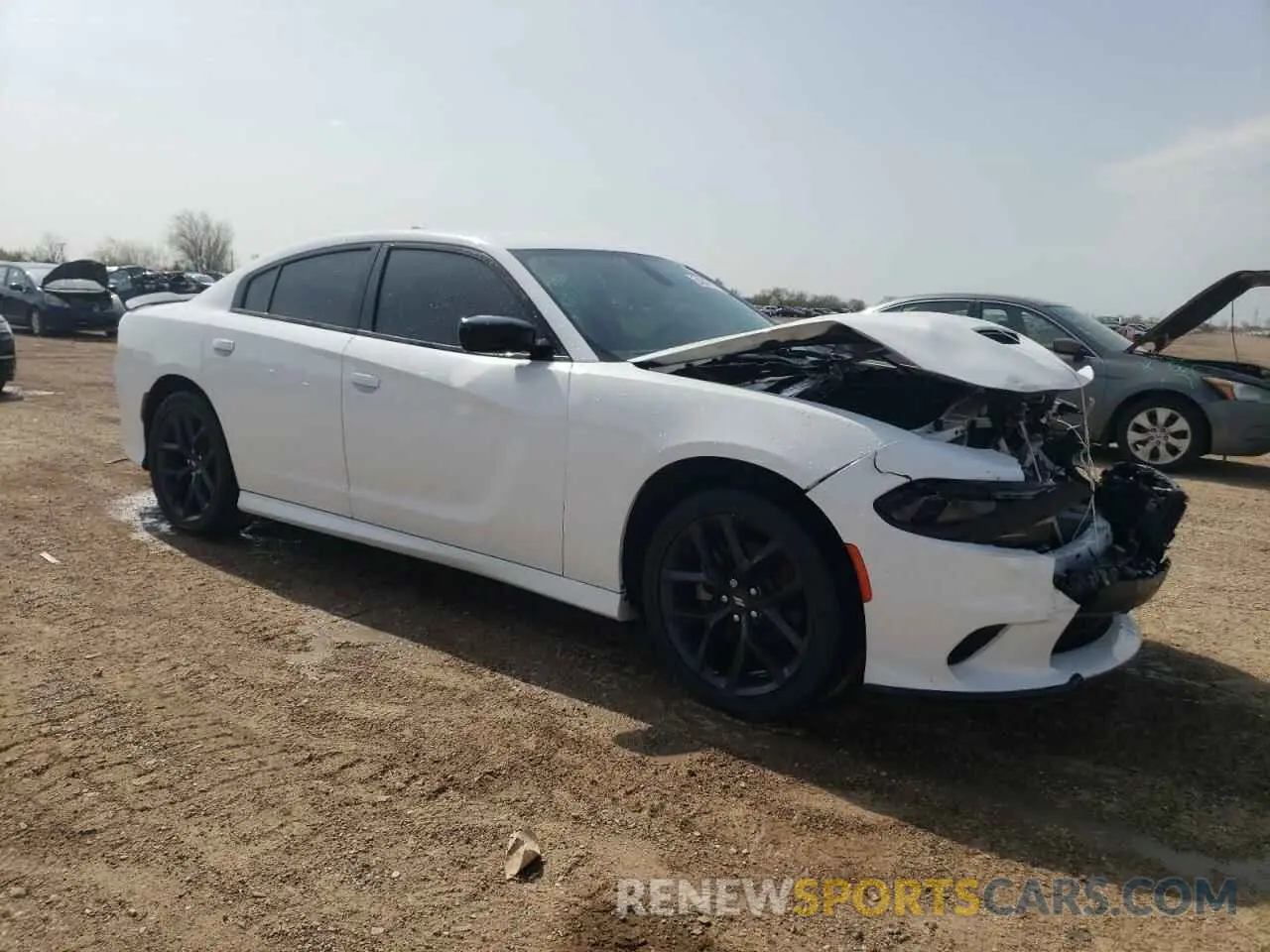 4 Photograph of a damaged car 2C3CDXHG1MH601029 DODGE CHARGER 2021