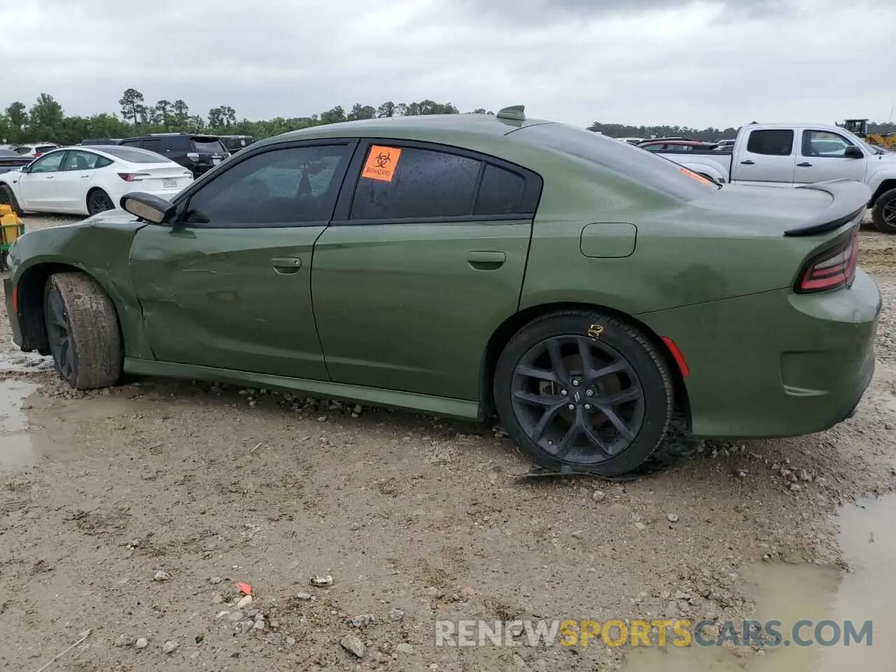 2 Photograph of a damaged car 2C3CDXHG1MH629073 DODGE CHARGER 2021
