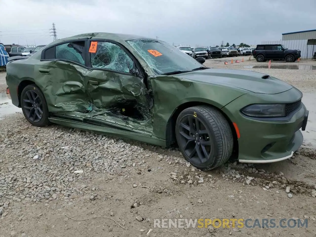 4 Photograph of a damaged car 2C3CDXHG1MH629073 DODGE CHARGER 2021
