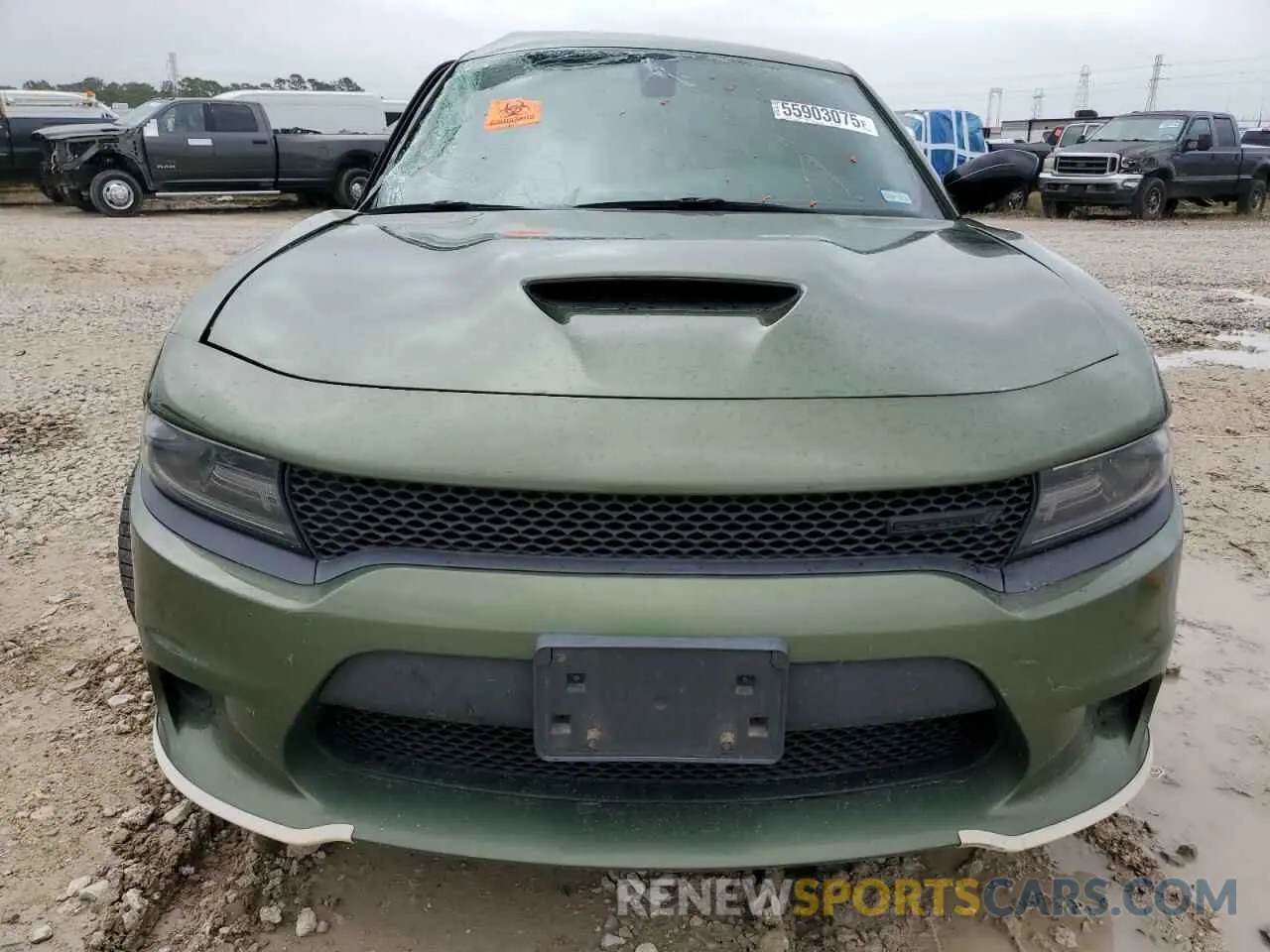 5 Photograph of a damaged car 2C3CDXHG1MH629073 DODGE CHARGER 2021