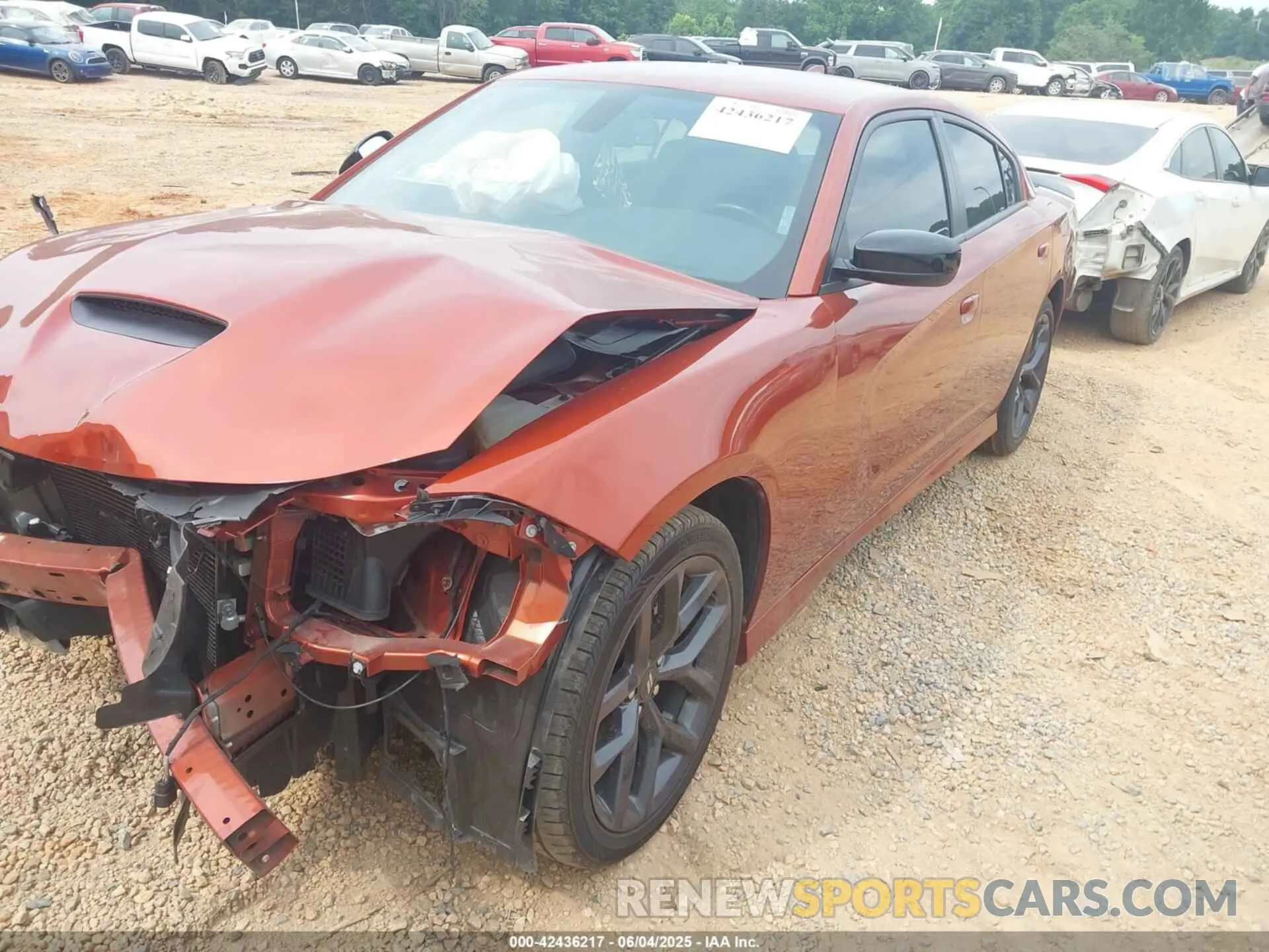 2 Photograph of a damaged car 2C3CDXHG1MH648027 DODGE CHARGER 2021