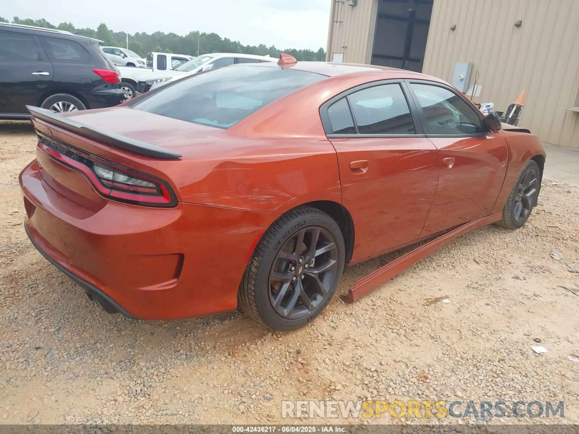 4 Photograph of a damaged car 2C3CDXHG1MH648027 DODGE CHARGER 2021