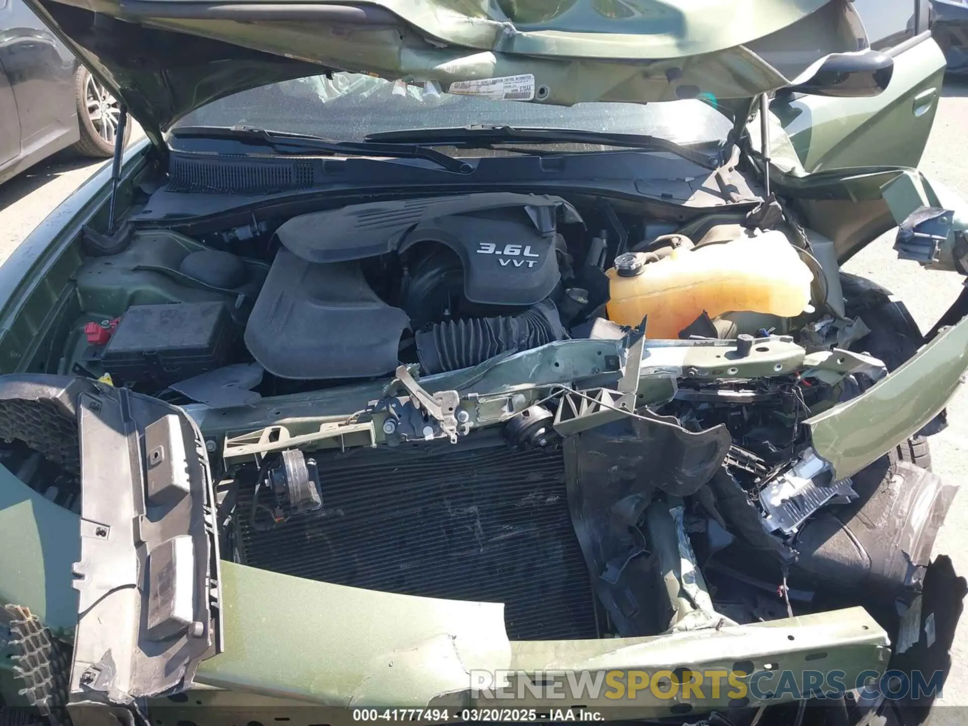10 Photograph of a damaged car 2C3CDXHG1MH648139 DODGE CHARGER 2021