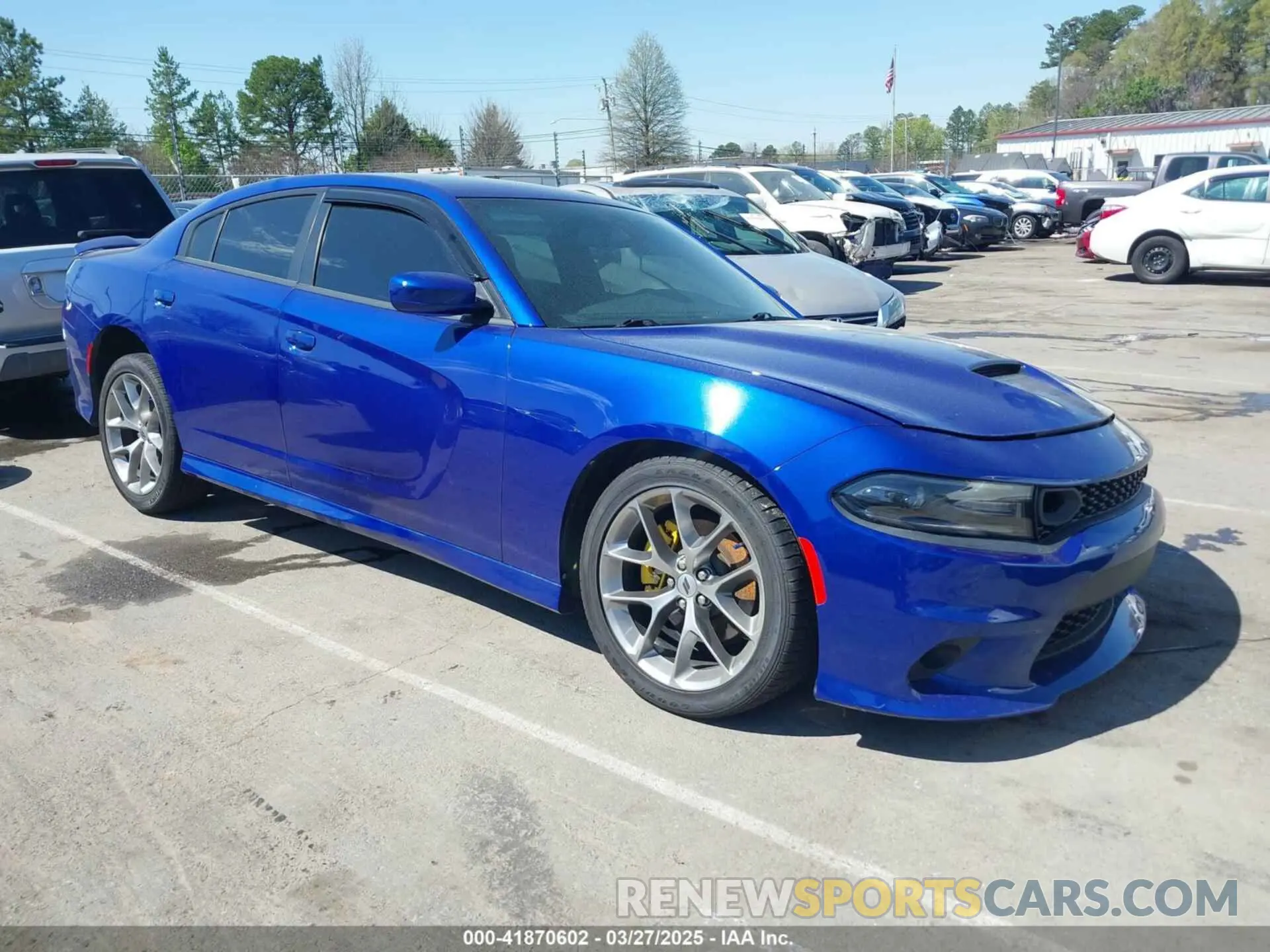 1 Photograph of a damaged car 2C3CDXHG2MH565710 DODGE CHARGER 2021
