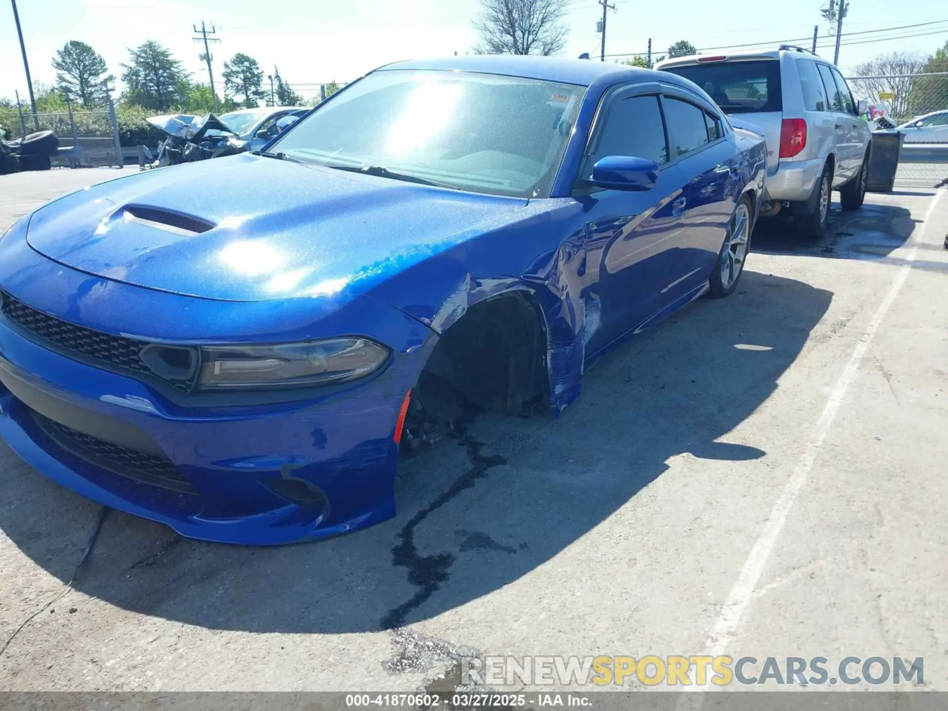 6 Photograph of a damaged car 2C3CDXHG2MH565710 DODGE CHARGER 2021