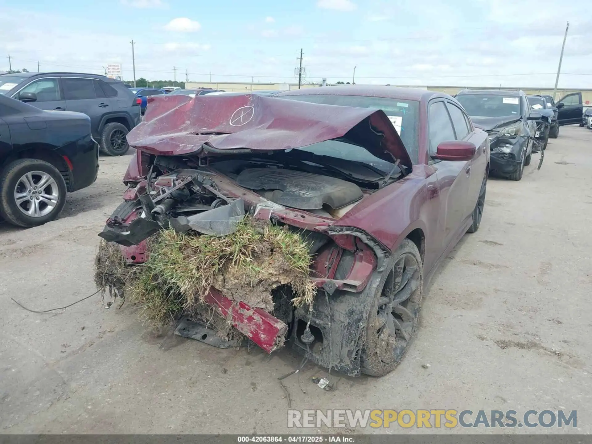 2 Photograph of a damaged car 2C3CDXHG2MH655827 DODGE CHARGER 2021
