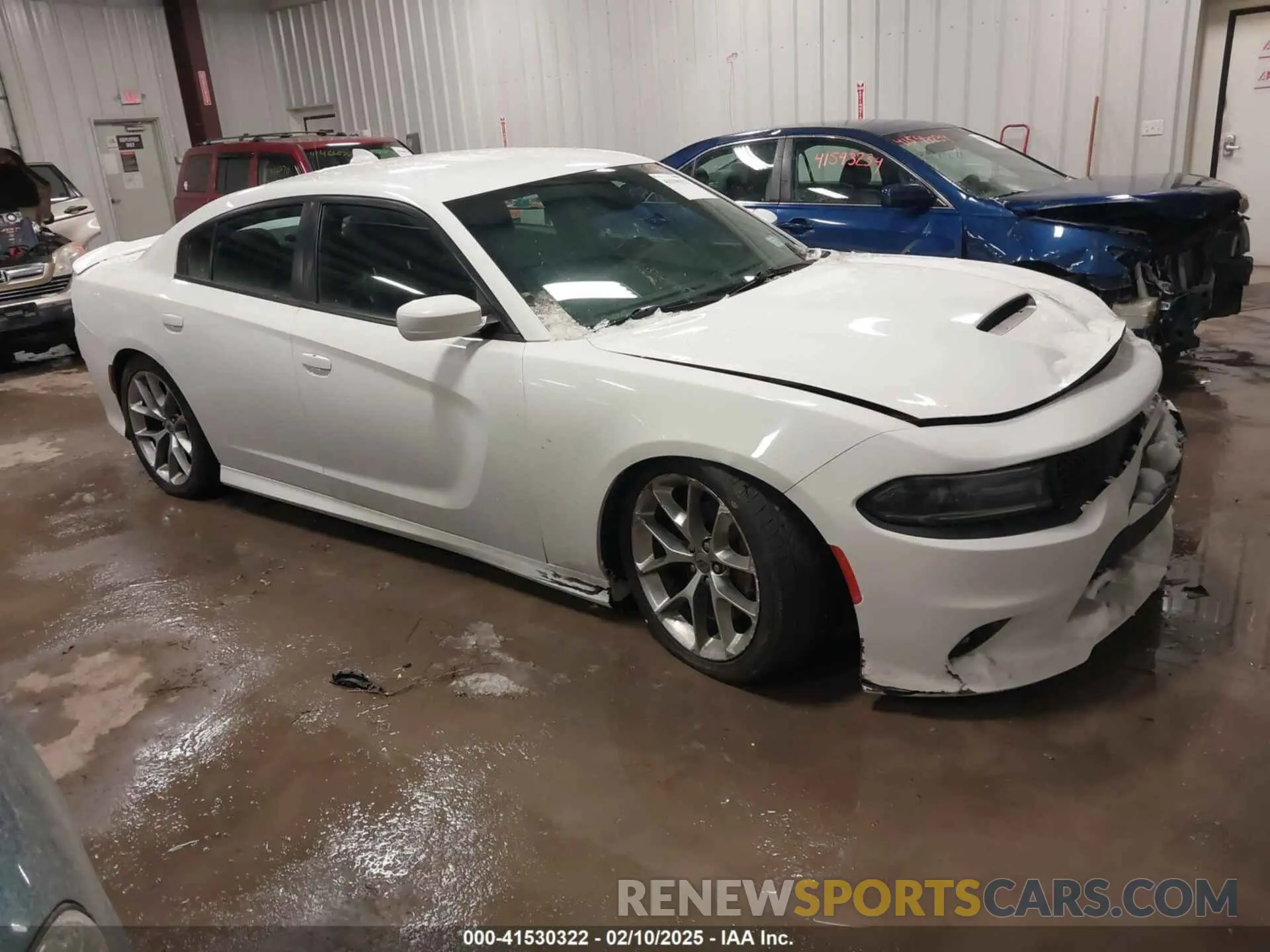 1 Photograph of a damaged car 2C3CDXHG3MH518508 DODGE CHARGER 2021