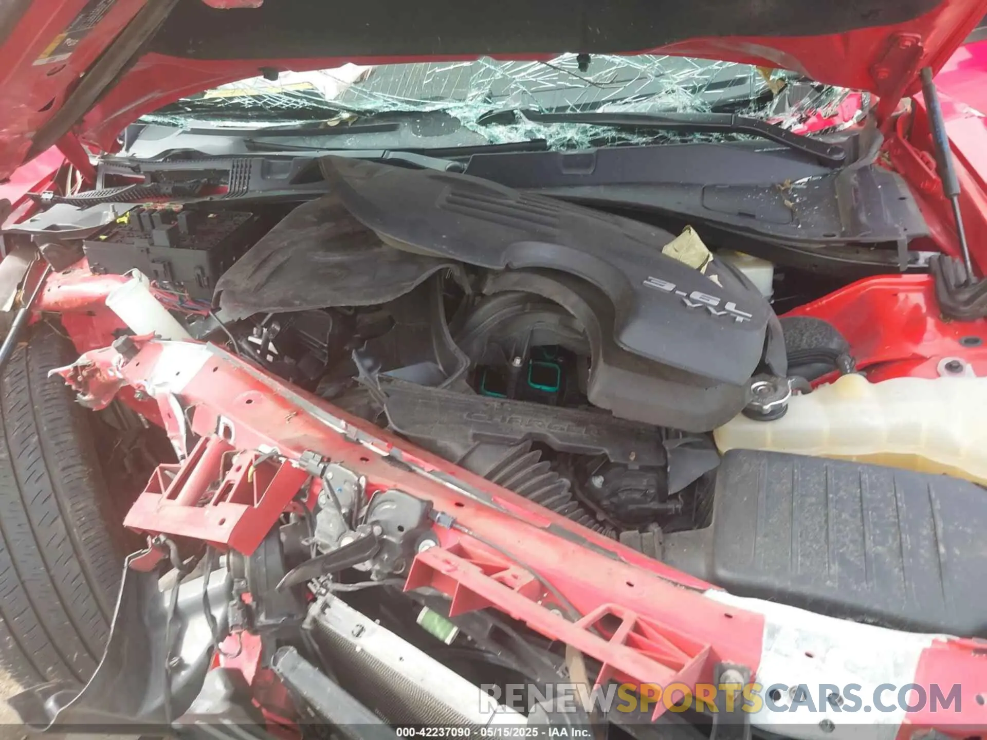 10 Photograph of a damaged car 2C3CDXHG3MH581253 DODGE CHARGER 2021