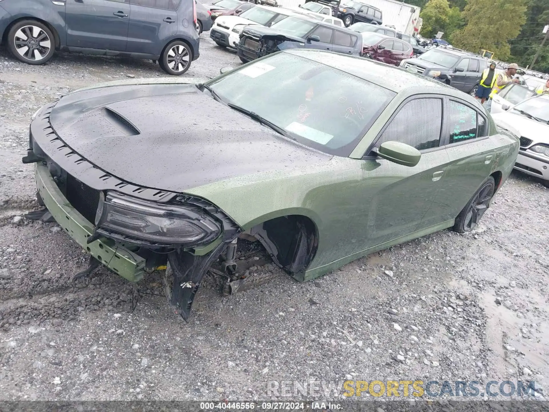 2 Photograph of a damaged car 2C3CDXHG3MH648935 DODGE CHARGER 2021