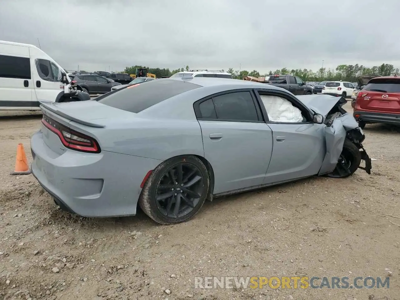 3 Photograph of a damaged car 2C3CDXHG3MH659353 DODGE CHARGER 2021