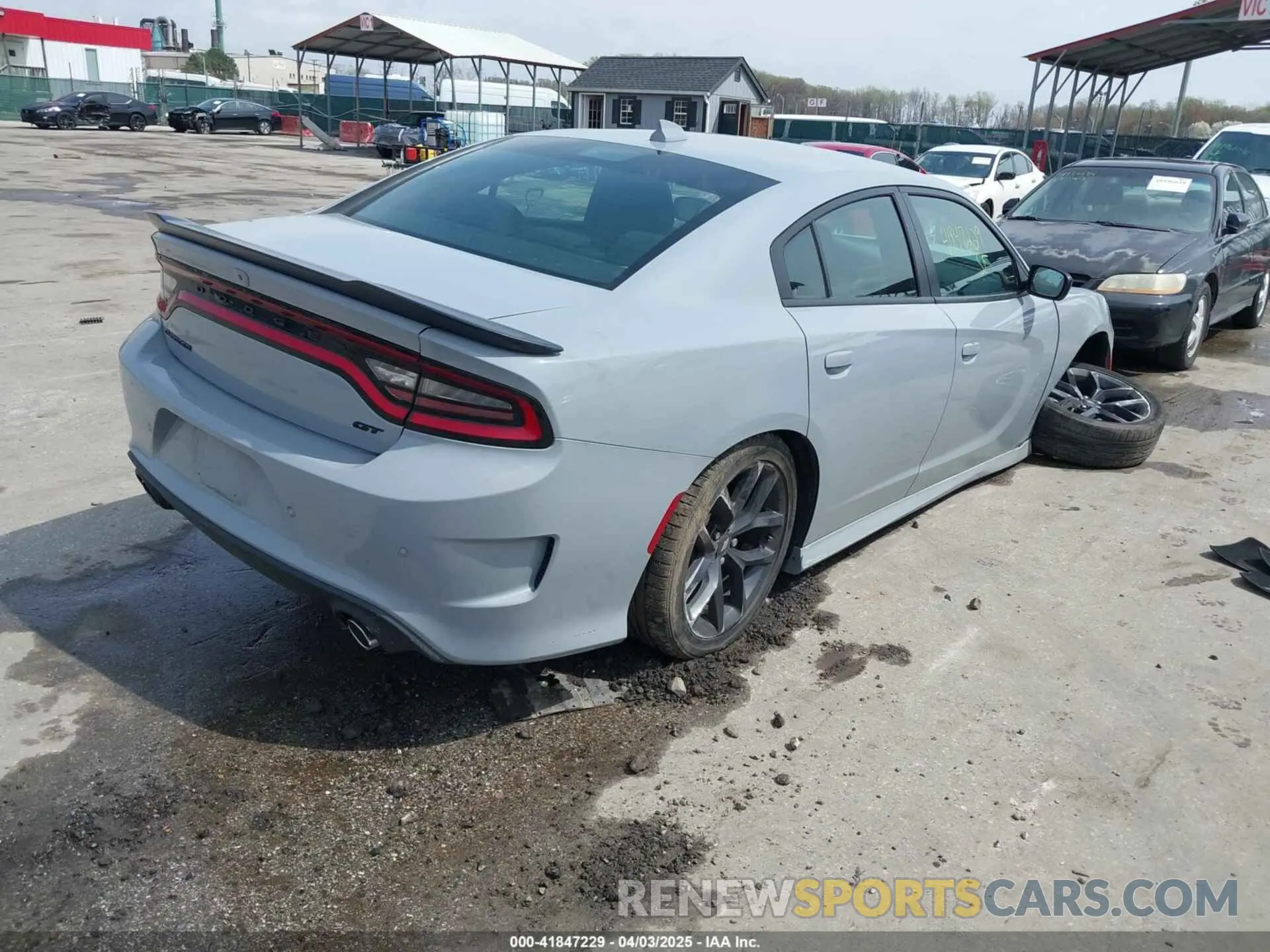 4 Photograph of a damaged car 2C3CDXHG3MH668389 DODGE CHARGER 2021