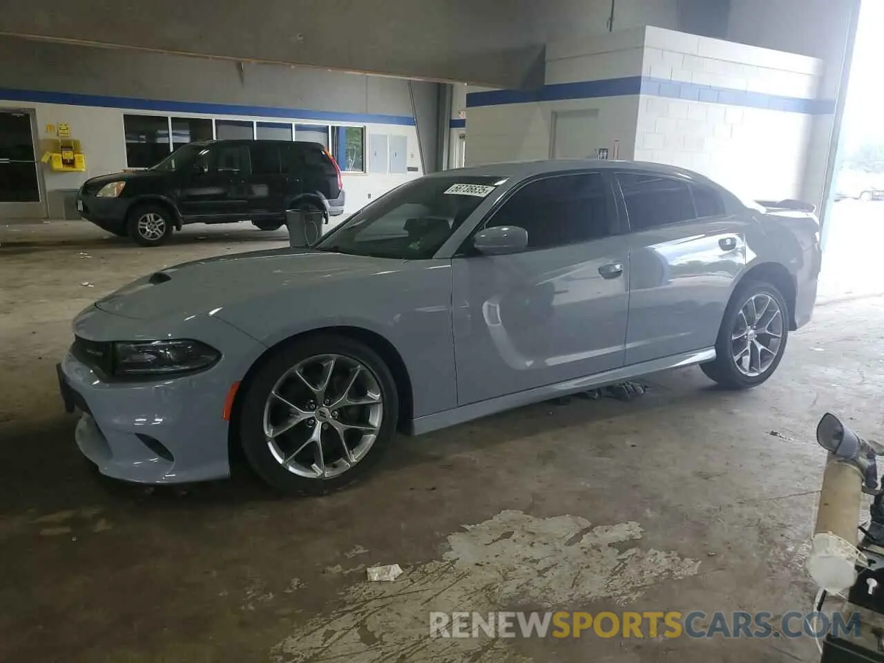 1 Photograph of a damaged car 2C3CDXHG3MH679148 DODGE CHARGER 2021