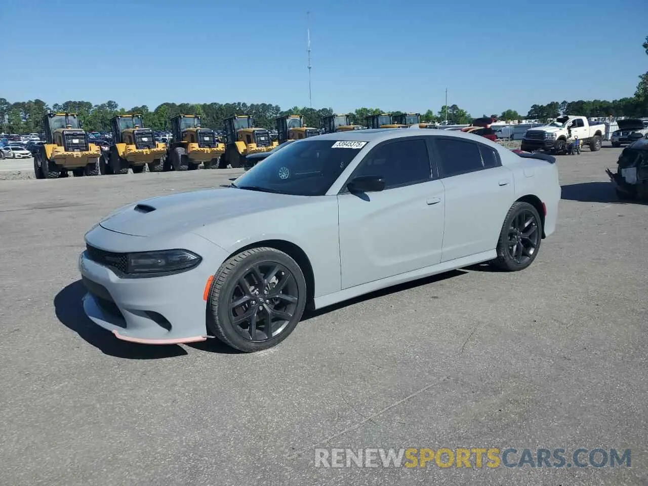 1 Photograph of a damaged car 2C3CDXHG4MH574487 DODGE CHARGER 2021