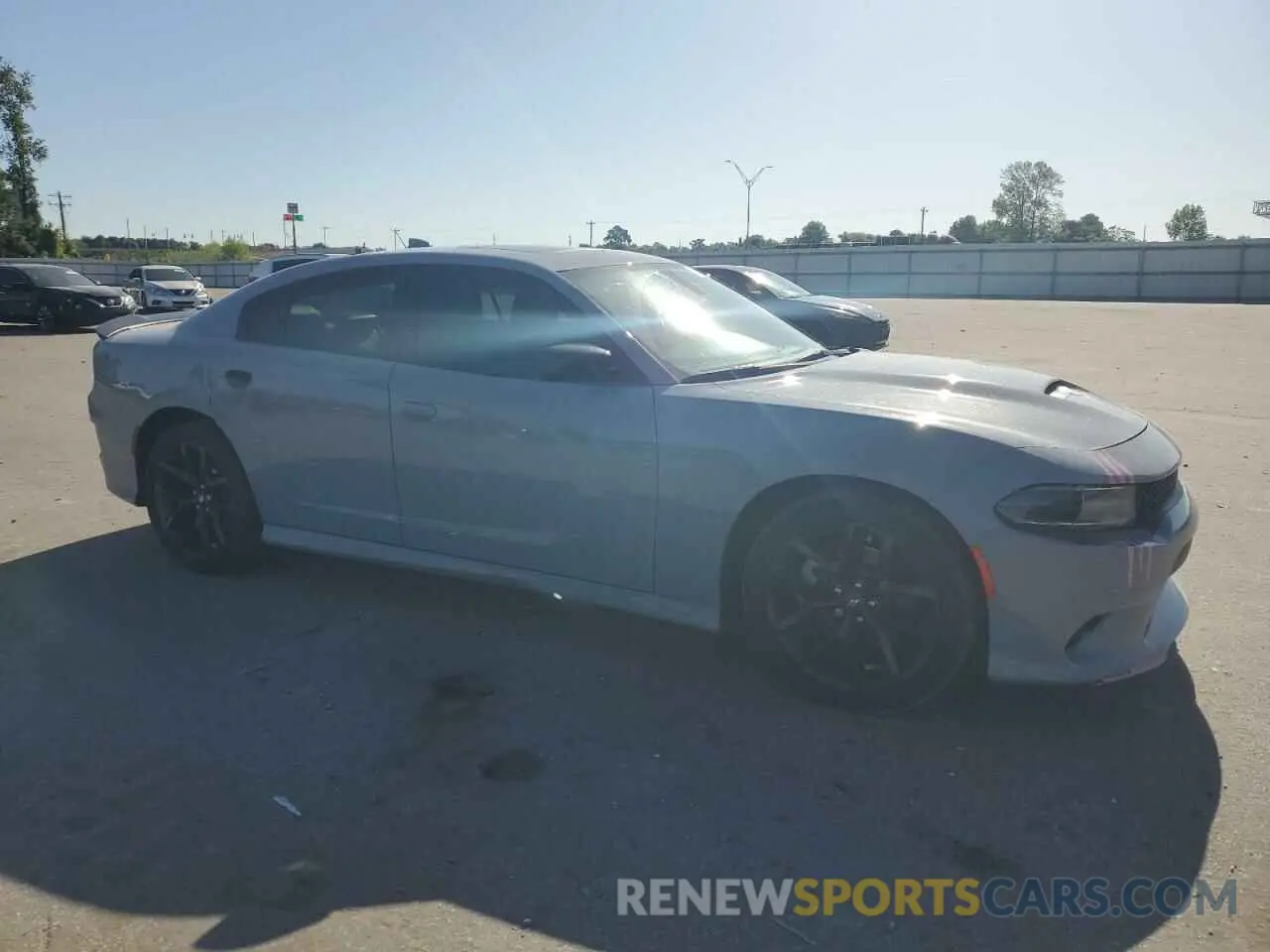 4 Photograph of a damaged car 2C3CDXHG4MH574487 DODGE CHARGER 2021