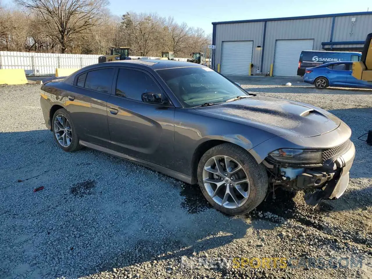 4 Photograph of a damaged car 2C3CDXHG4MH598336 DODGE CHARGER 2021