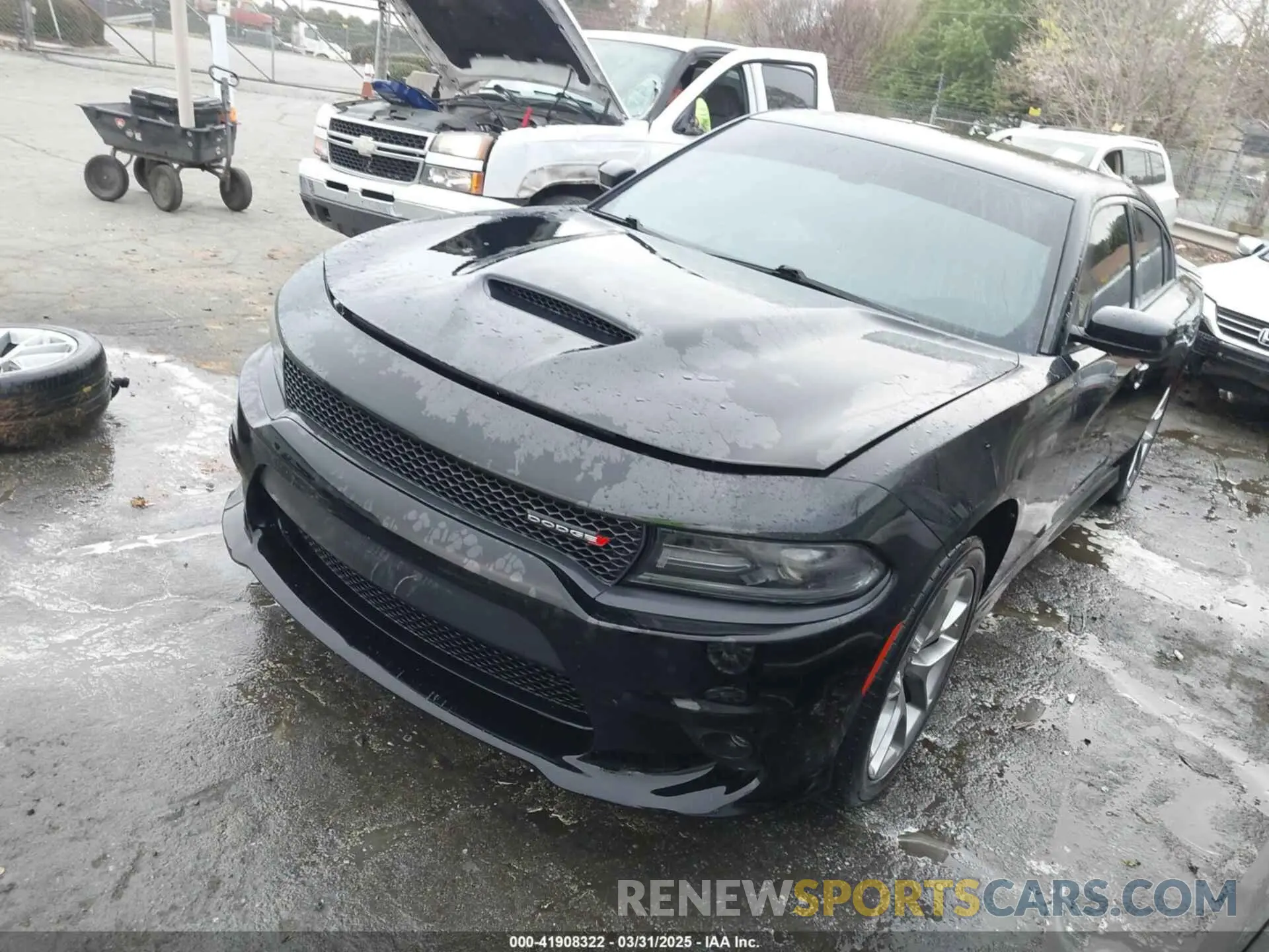 2 Photograph of a damaged car 2C3CDXHG4MH616382 DODGE CHARGER 2021