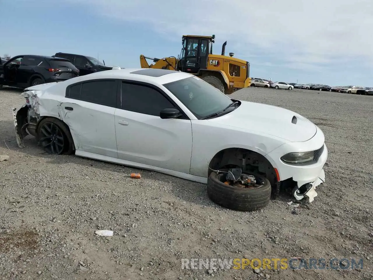 4 Photograph of a damaged car 2C3CDXHG4MH652198 DODGE CHARGER 2021