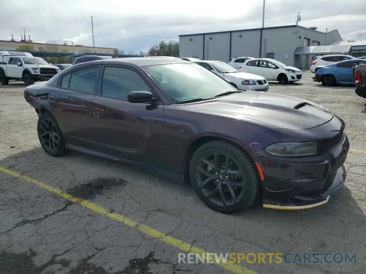 4 Photograph of a damaged car 2C3CDXHG5MH666630 DODGE CHARGER 2021