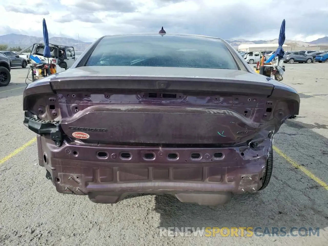 6 Photograph of a damaged car 2C3CDXHG5MH666630 DODGE CHARGER 2021