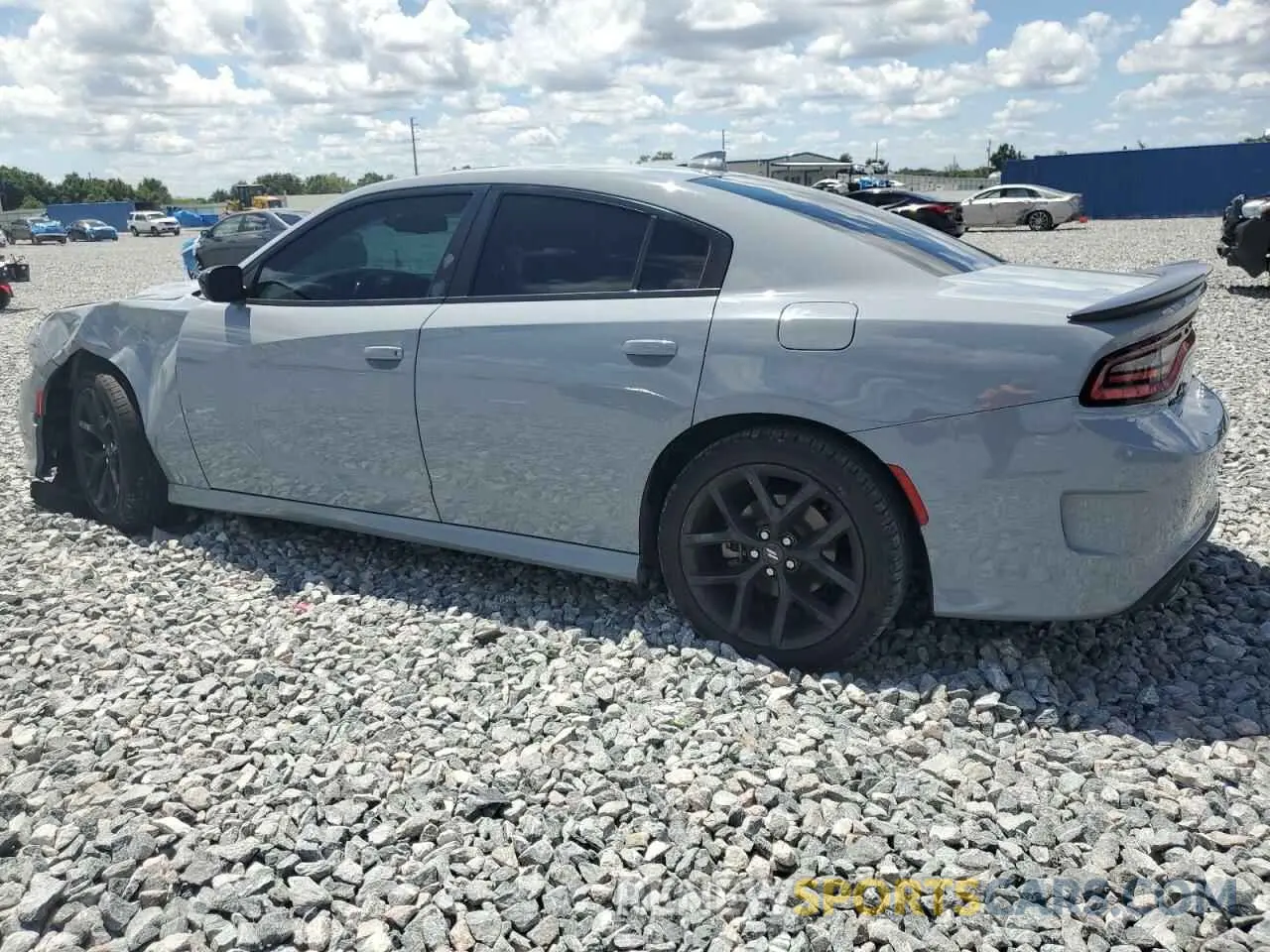 2 Photograph of a damaged car 2C3CDXHG6MH574717 DODGE CHARGER 2021